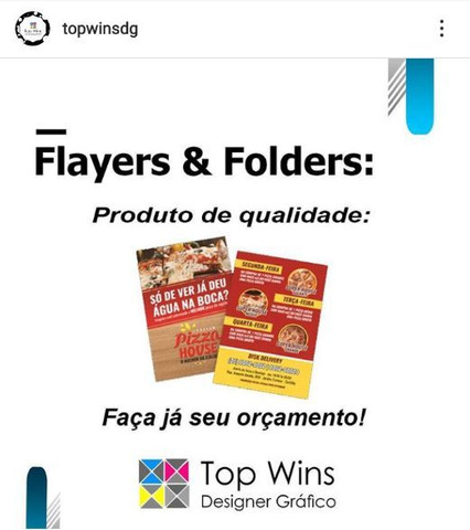 PANFLETOS (FLAYERS E FOODERS), MELHOR 0RECO DA REGIÃO.