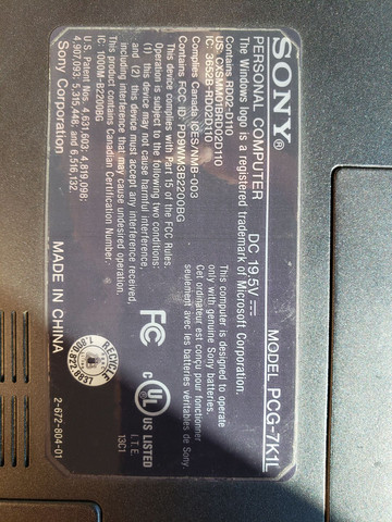 Notebook Vaio FJ 270 USADO - Foto 6