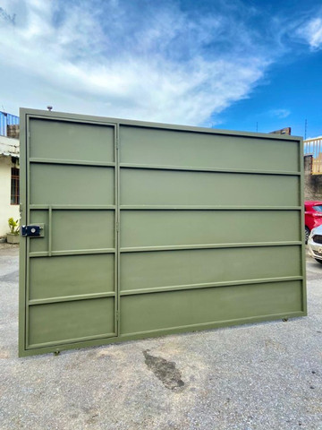 Portão Garagem (Correr/Deslizante) - 12x no Cartão. NOVO! - Foto 2