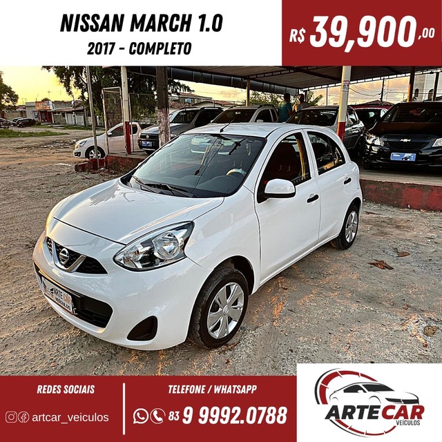NISSAN MARCH 1.0 2017 COMPLETO !!