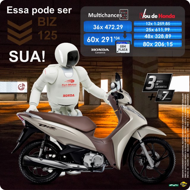 BIZ 125 | HONDA CONSÓRCIO | LEIA A DESCRIÇÃO COMPLETA