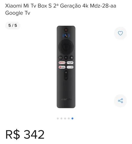 Xiaomi Mi Tv Box S 2ª Geração 4k Mdz-28-aa Google Tv