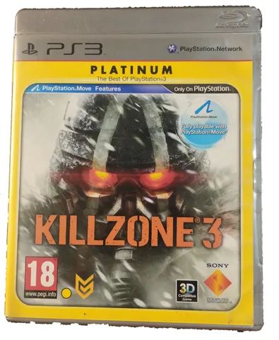 Jogo Killzone 2 Platinum - Ps3 Mídia Física Usado