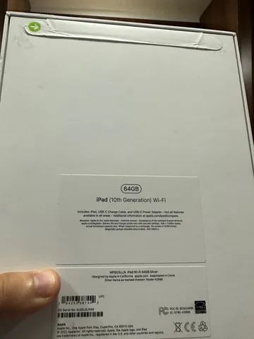 Ipad 10 64gb LOJA FÍSICA novo lacrado 1 ano de garantia apple ( 10ª geração th 64 gb ) - Foto 2
