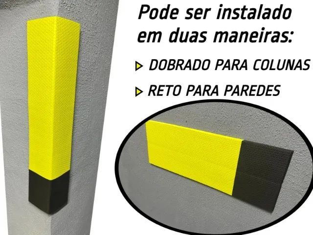 Cantoneira para estacionamento 10x10x65cm - Foto 2