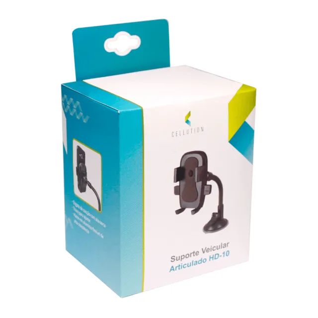 Suporte Veicular Articulado Para Celular HD-10 - Cellution cod: 3511 - Foto 4