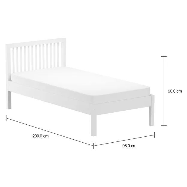 Cama de solteiro tinto 88 Tok&Stok - Foto 3
