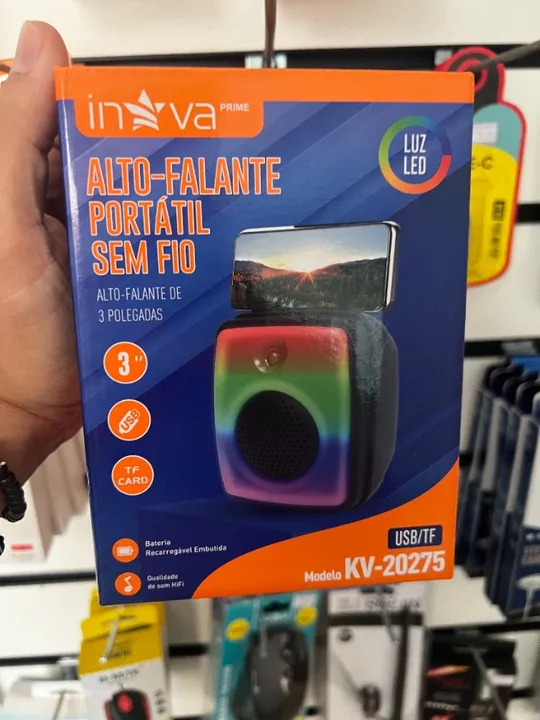 Caixa de Som - Bluetooth portátil - Speaker com TF / FM / USB