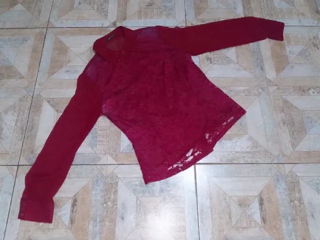 Blusa Feminina Seda Renda Transparente Gregory Tm P