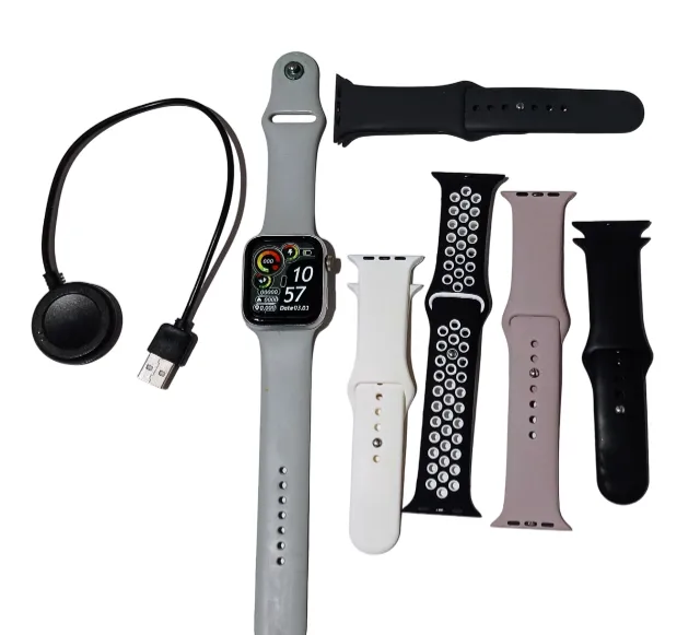 relógio Smartwatch x8 max com 6 pulseiras usado