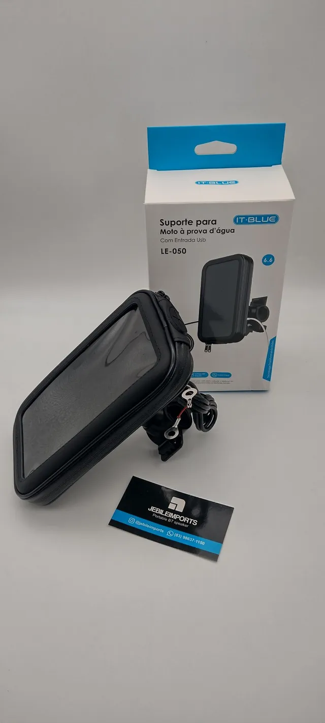 Suporte impermeável celular com USB/entrega grátis
