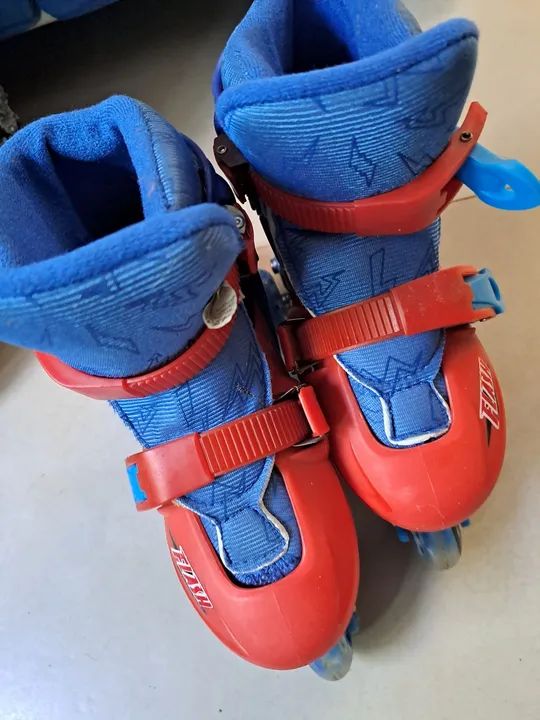 Patins Infantil 3 rodas tamanho 32