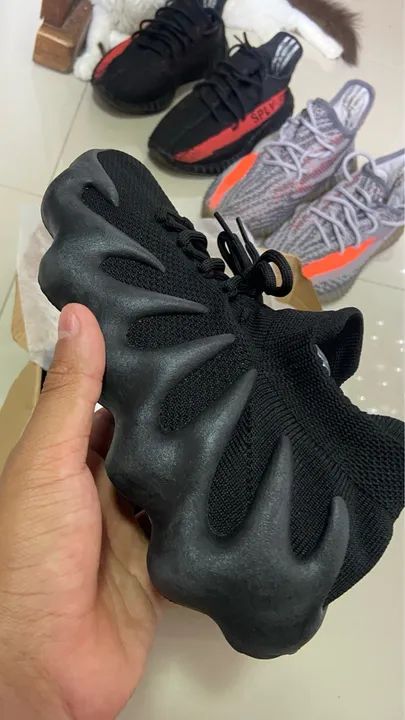 Tênis Adidas Yeezy Boost 450 Preto - Foto 3