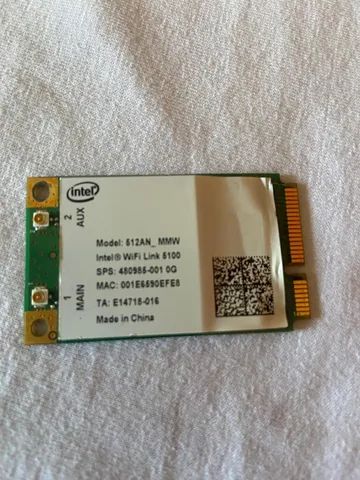 Placa Wireless Wi-fi Para Notebook Intel-usada. - Foto 2