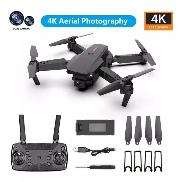 Drone E88 Dual Camera Novo - Foto 6