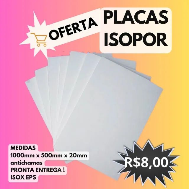 Isopor para qualquer utilidade oferta
