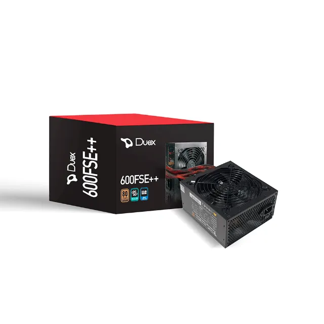 Fonte Duex DX 600FSE++ 80 Plus Modular 600W Bivolt - NOVO