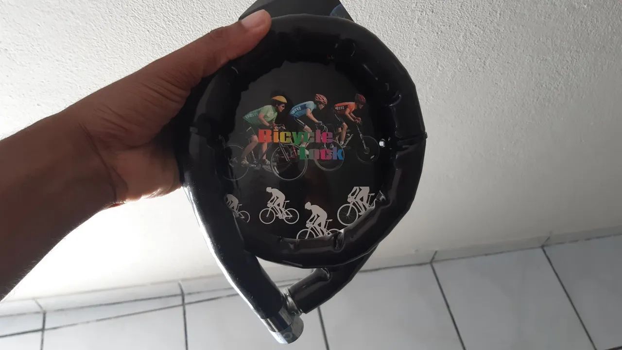 cadeado bicicleta grosso - já é o menor preço - Foto 4