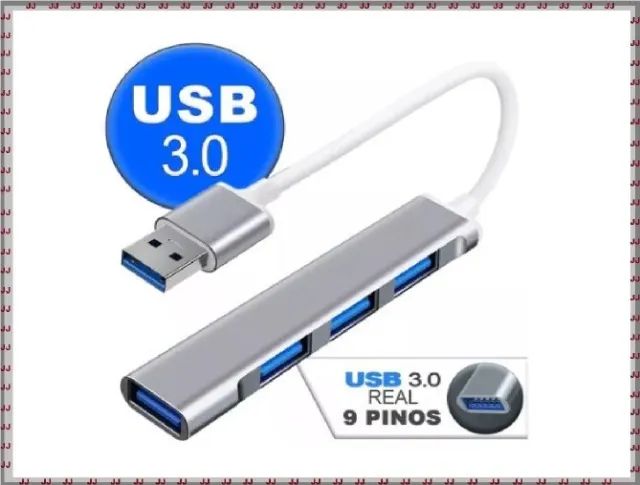 Hub Usb 4 Portas 3,0 - 5 Gbs - Foto 2