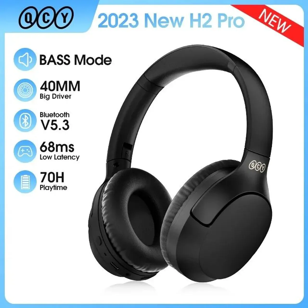 Fone Bluetooth Qcy H2 Pro - lacrado