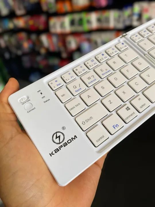 Teclado Bluetooth Dobrável para Notebook - Foto 5