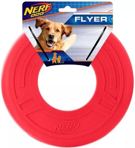 Brinquedo Para Cães Nerf Dog Flyer, Frisbee, Leve E Durável
