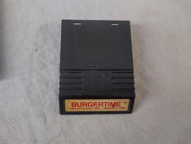 Burgertime Cartucho Original + Caixa E Manual Com Desgastes - Foto 3