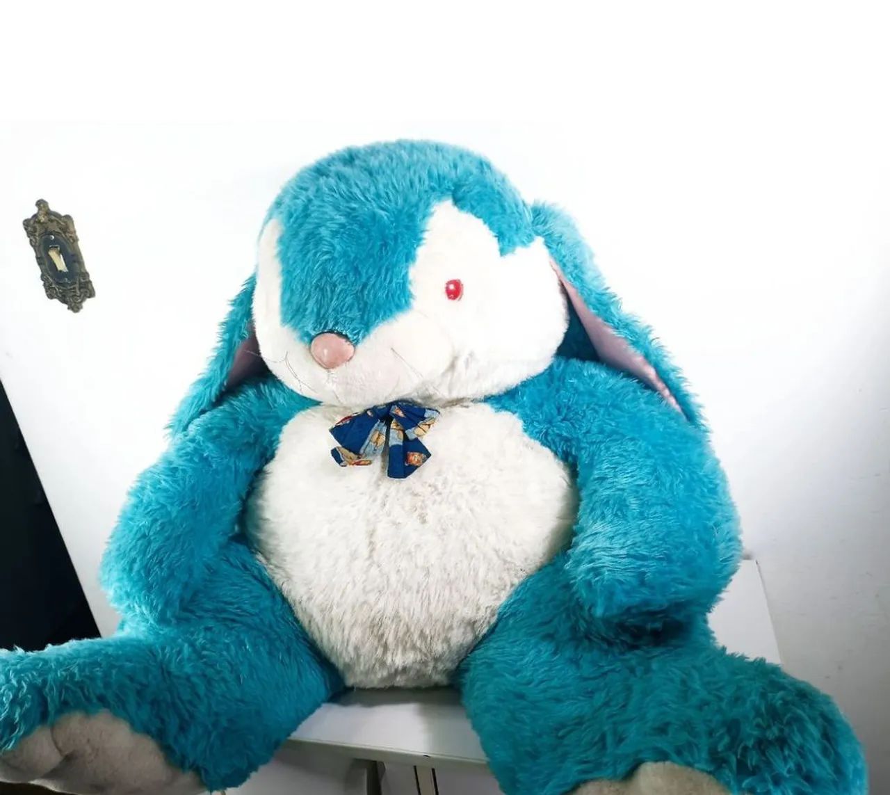 Coelho gigante de pelúcia Kinder Ovo Anos 90 Raridade - Foto 3