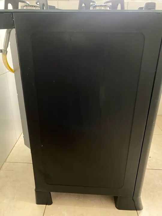 Fogão 5 Bocas Suggar Preto com Forno