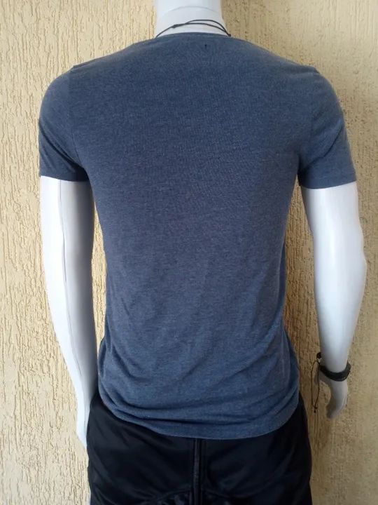 Nova - Camisa Masculina Azul Asos- importada - Foto 4