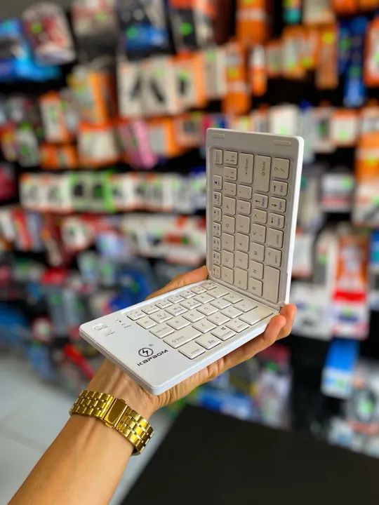 Teclado Bluetooth Dobrável para Notebook - Foto 2