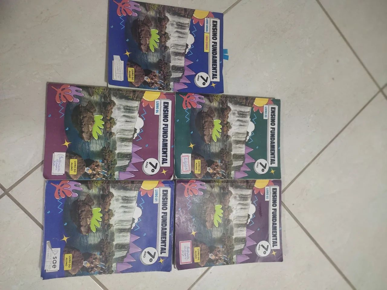 Livros Didáticos Ensino Fundamental SAE 7º Ano - Completo