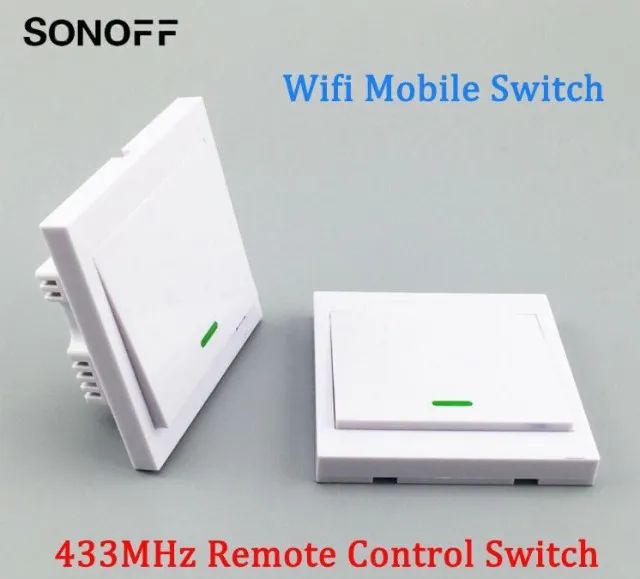 Sonoff interruptor wifi modulo controle remoto switch 433mhz com bateria rc0656  COD-AM328