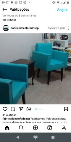 Poltronas pra salao - Foto 3