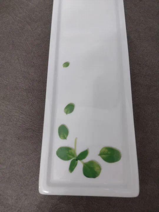 Bandeja retangular de porcelana  - Foto 5