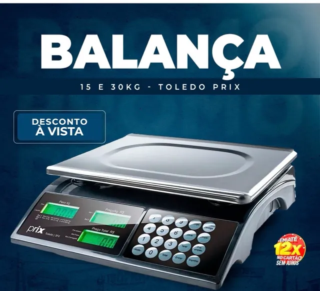 BALANÇA DIGITAL E REGISTRADORA