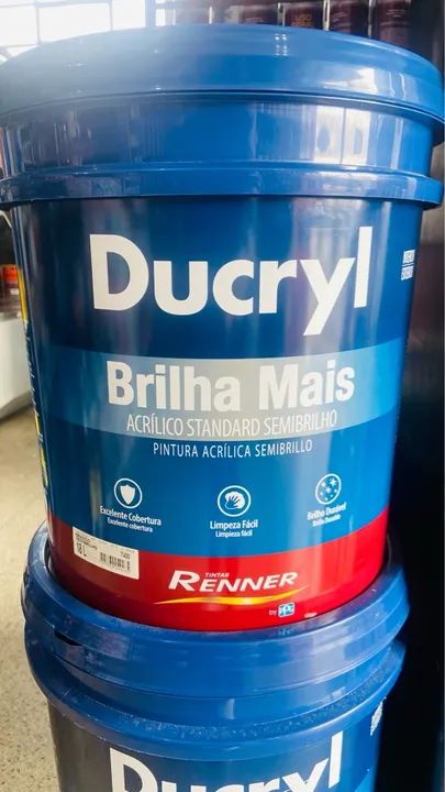 Tinta acrílica semi brilho 18l 399,00