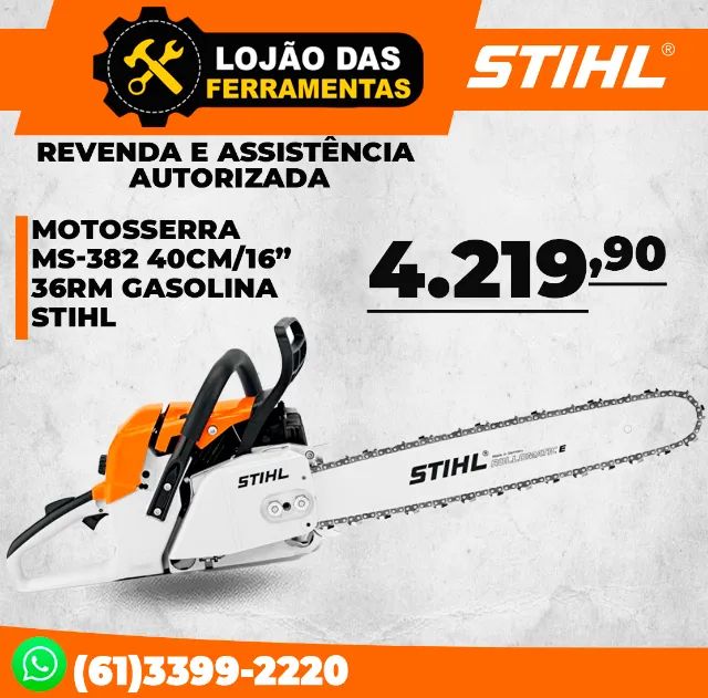 Motosserra Ms-382 40cm/16 Pol 36Rm a Gasolina Stihl