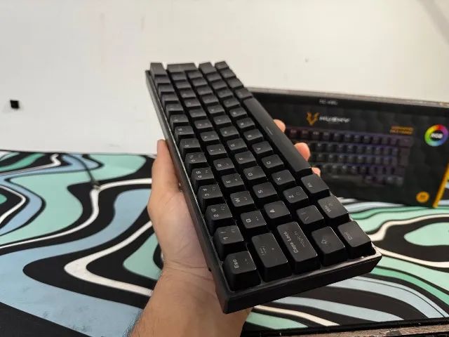 Teclado Mecânico Husky Blizzard Switch Azul - Perfeito Estado e com Nota Fiscal! - Foto 5