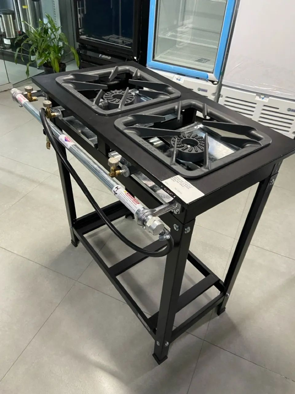 FOGÃO INDUSTRIAL 2 BOCAS 2QS AP GOLD QUEIM. STARLINE 30X30 - CEFAZ  - Foto 4