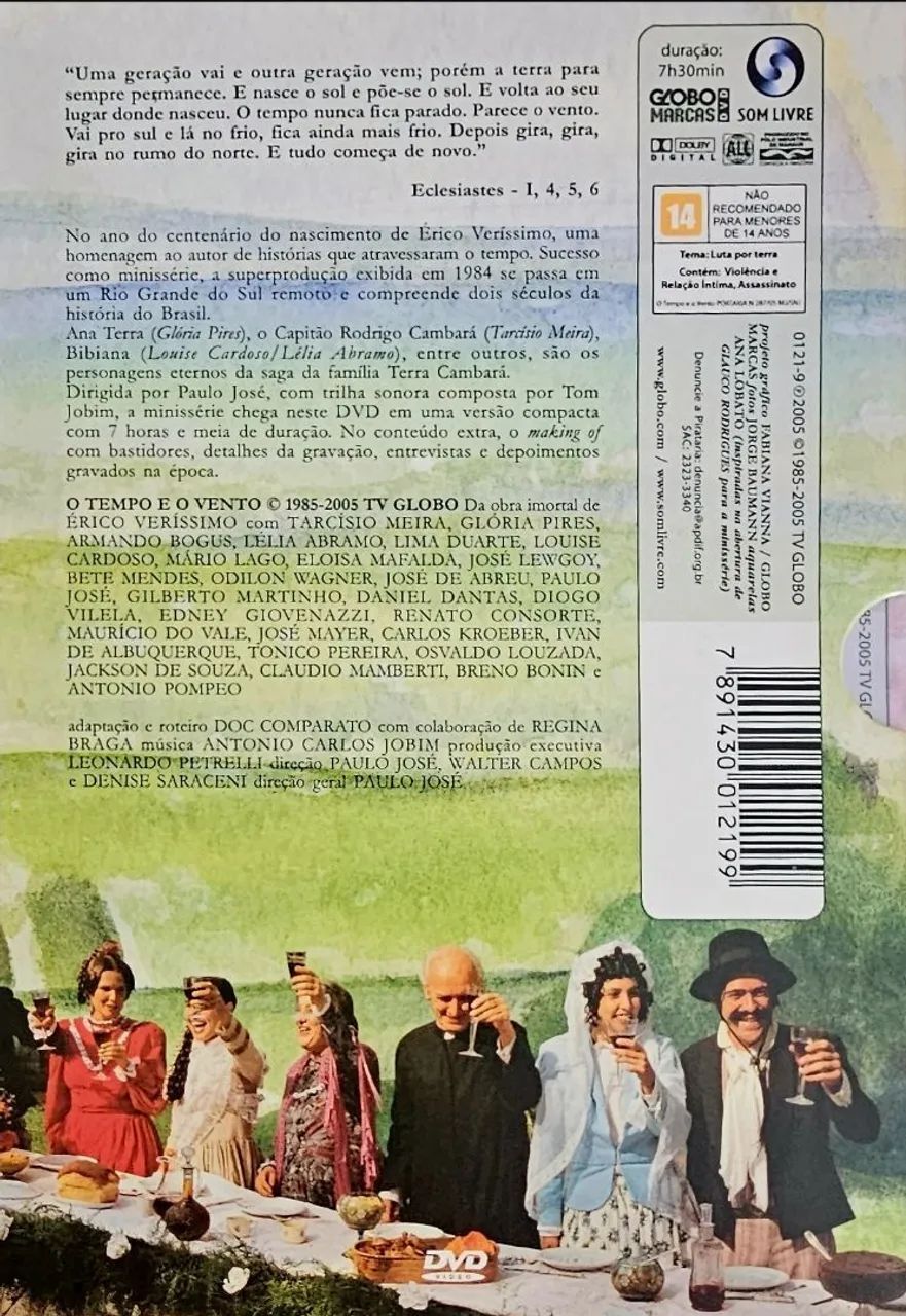 DVD O Tempo e o Vento - Minissérie Completa Novo - Foto 2