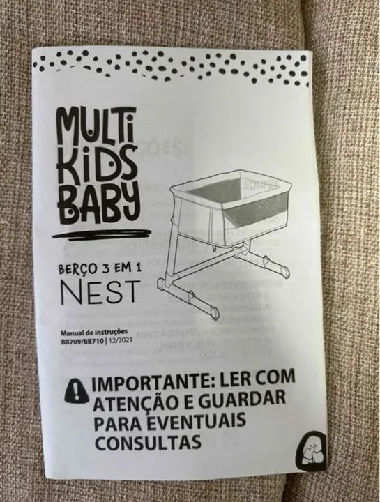 BERÇO MULTIKIDS 3 em 1 - Foto 4