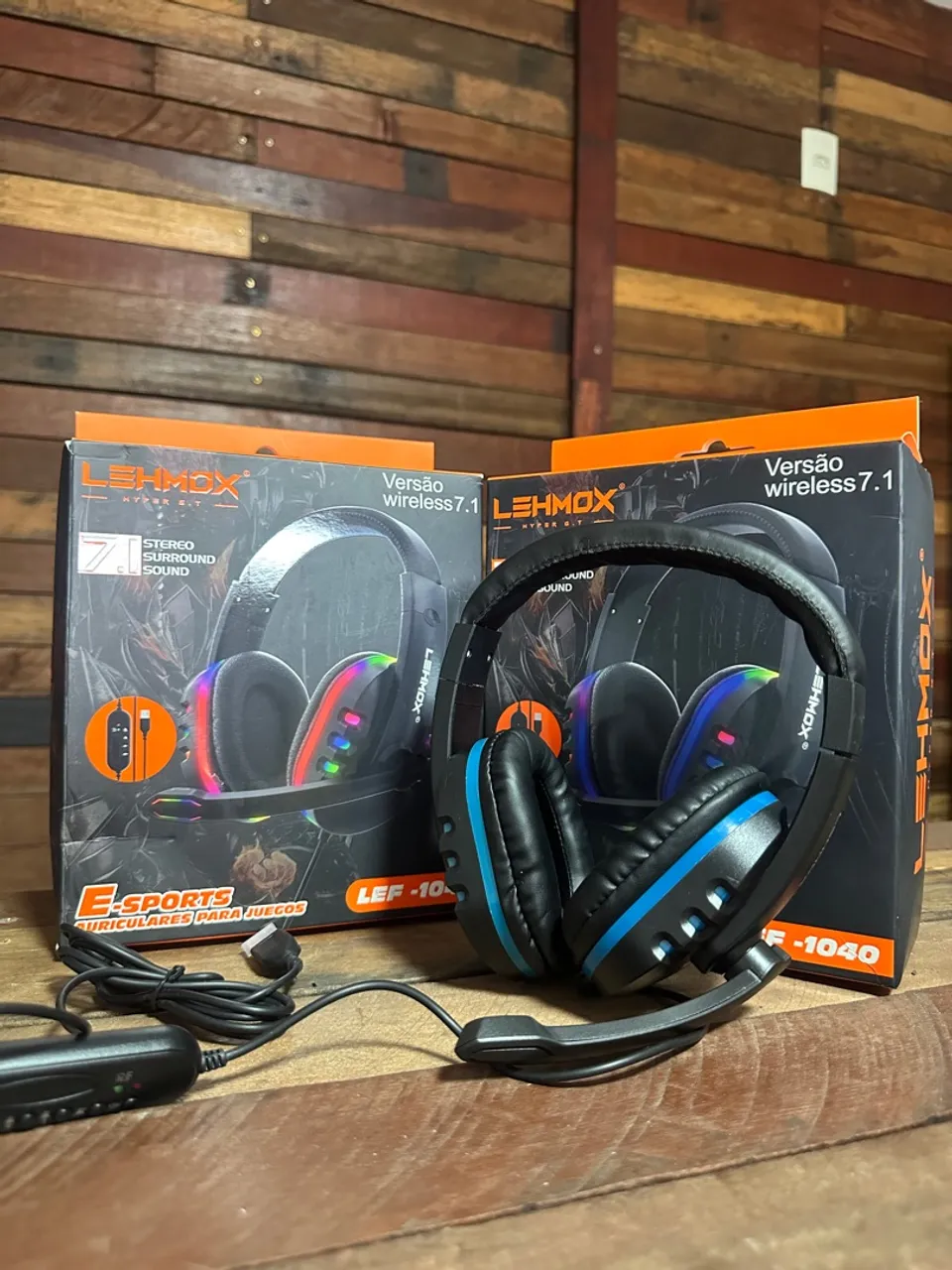 Headset Gamer LEHMOX LEF-1040 7.1 entregamos