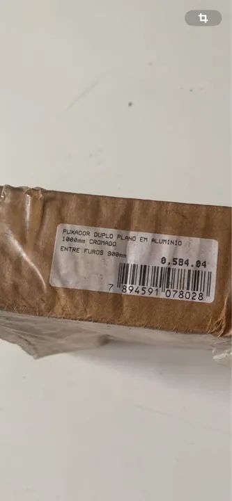 Puxador de portas alumínio ou madeira em alumínio novo veja fotos - Foto 2