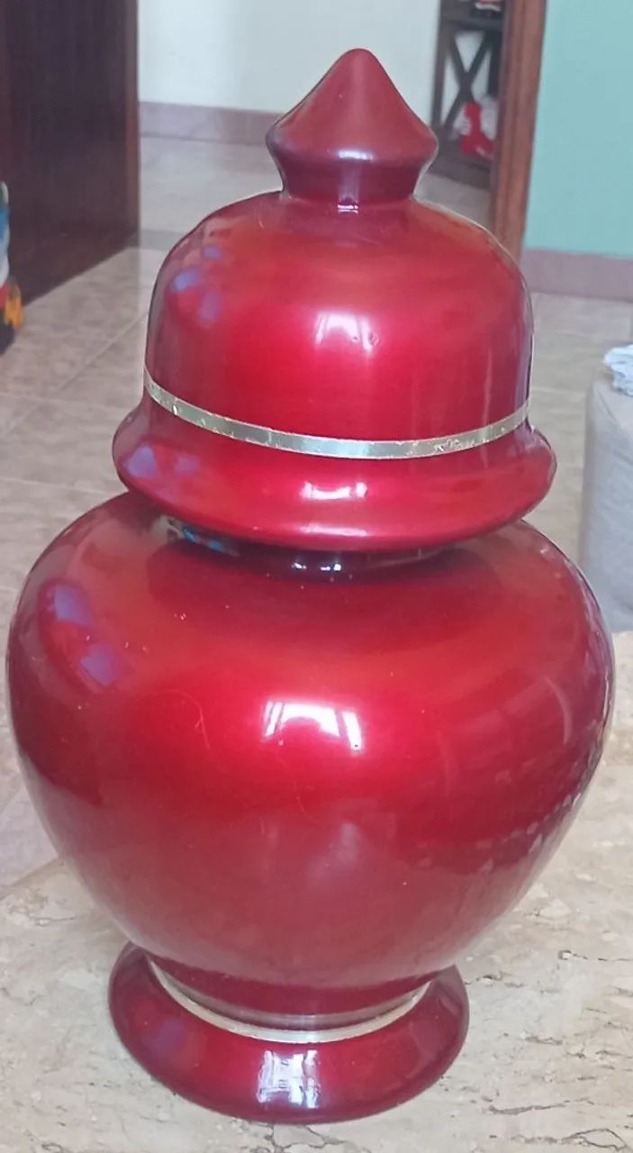 Potiche grande de ceramica