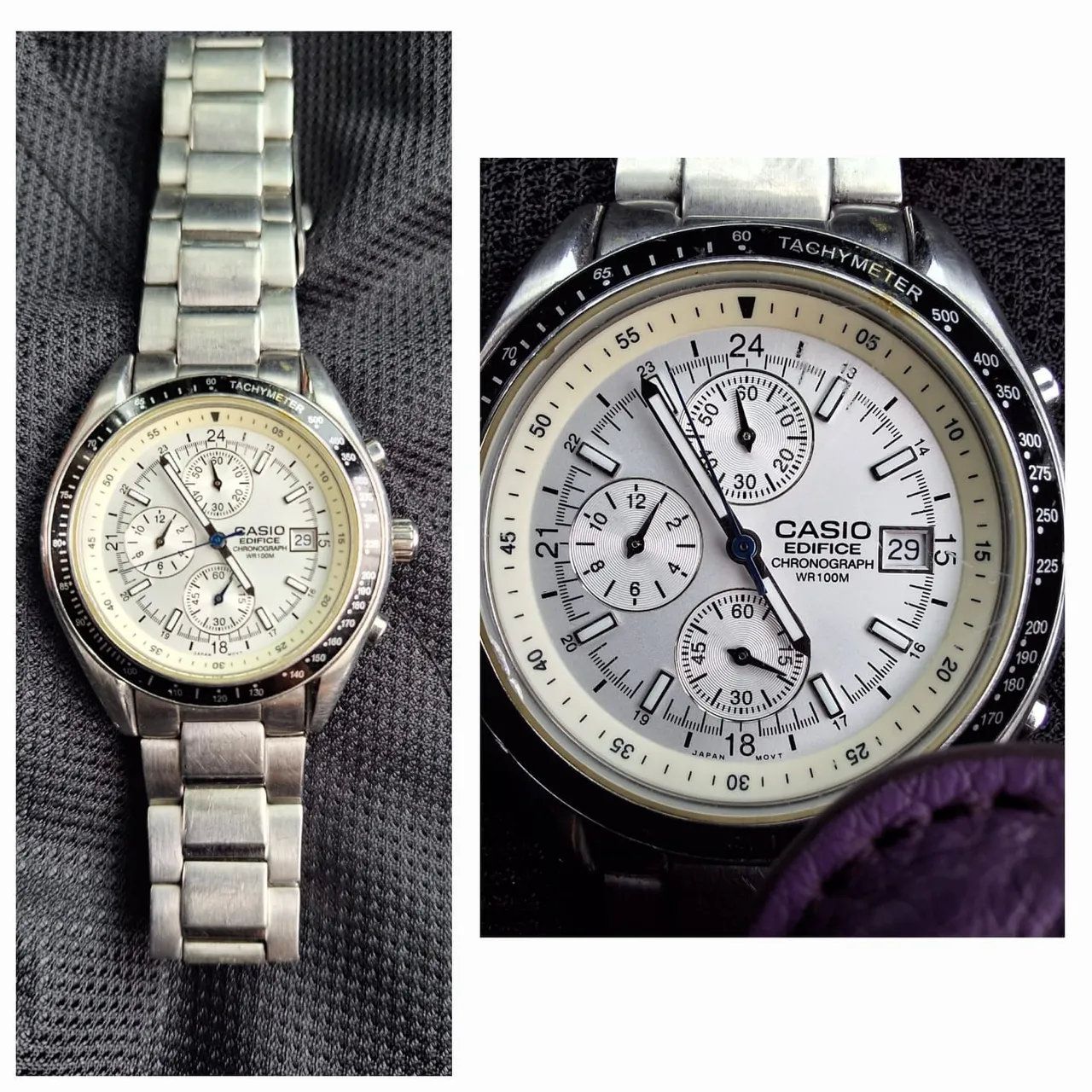 Relógio Casio Edifice Cronógrafo WR100M