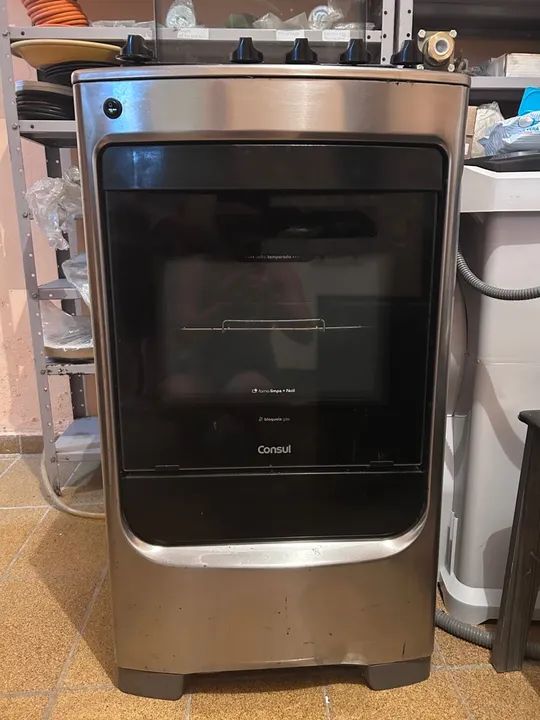 Fogão Inox 4 bocas Consul  - Foto 3