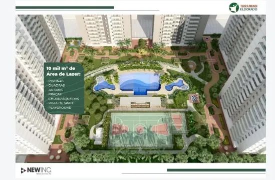 AGIO APARTAMENTO 02 QUARTOS COM SUITE  803 TORRE B1 - TERRA MUNDI ELDORADO  - Foto 2