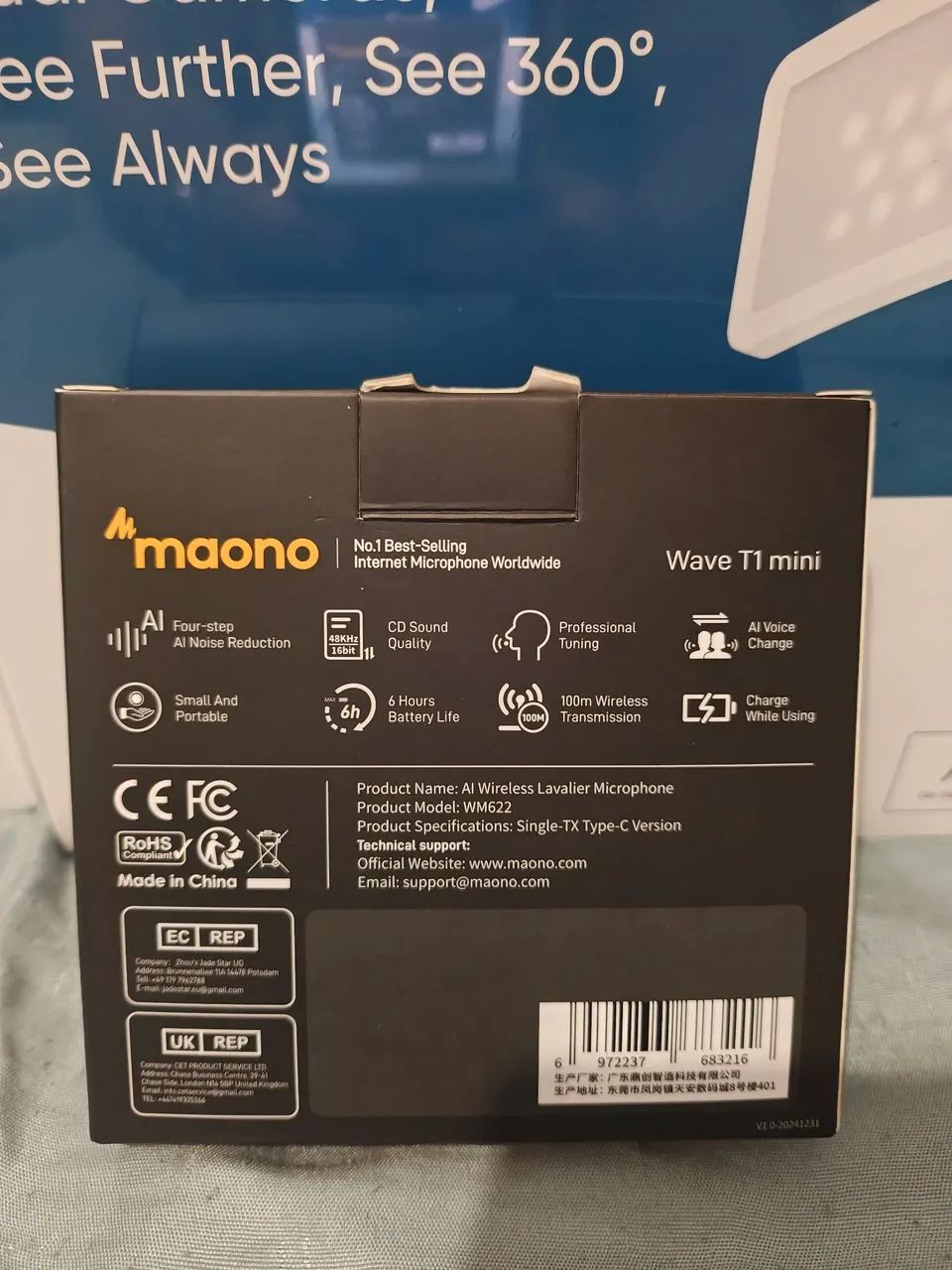 Microfone Maono Wave T1 USB-C 1 mic - Foto 2