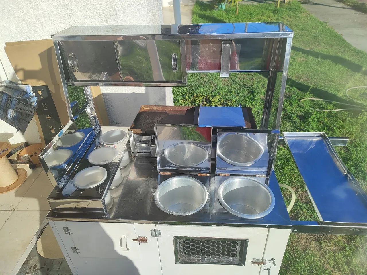 Carrinho completo inox semi-novo - Foto 3